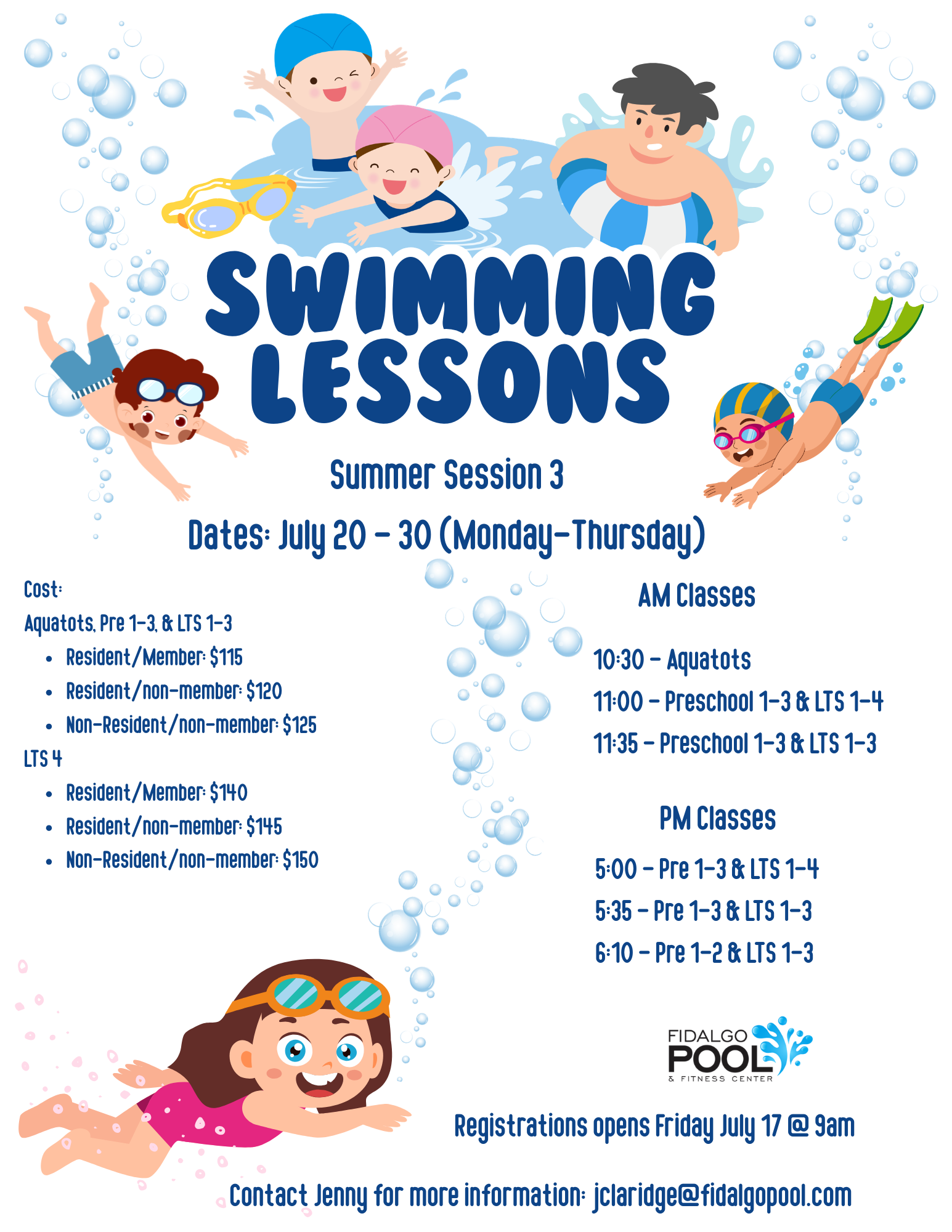 Swim Lessons Infor Swim Lessons - Fidalgo Pool & Fitness Center, Anacortes Washington