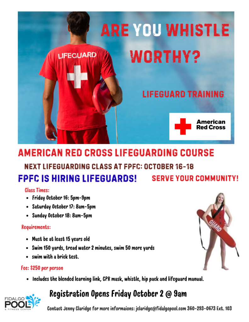 Lifeguard course October 2026
